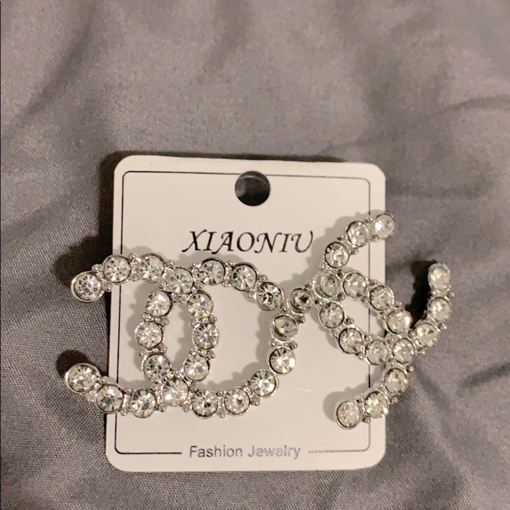 Silver earrings
